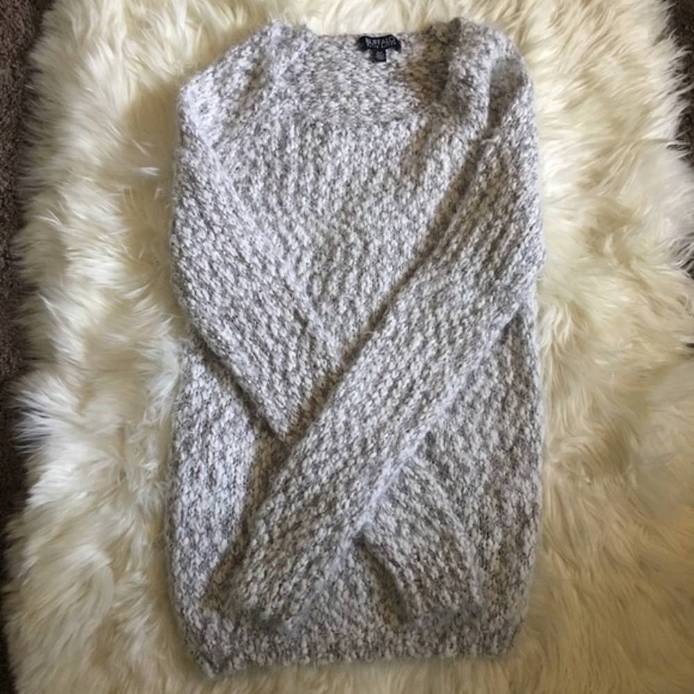 Buffalo by David Bitton Gray And White Sweater